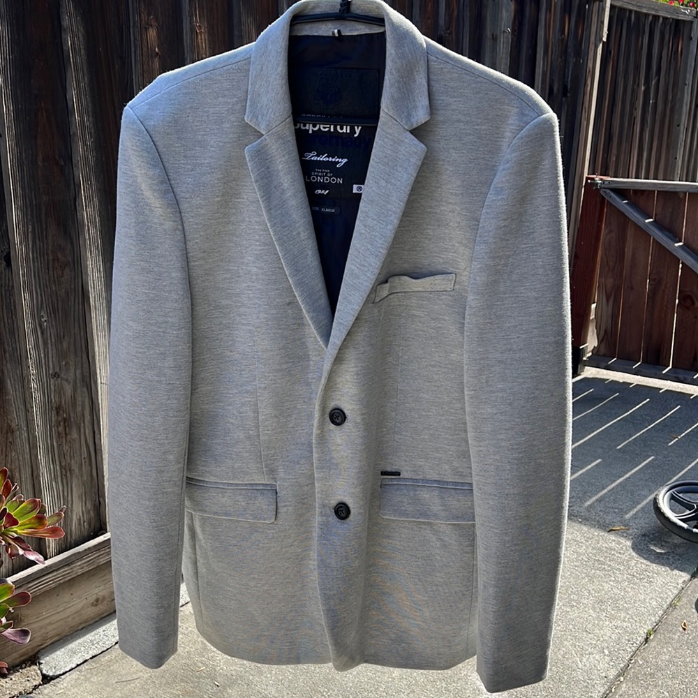 Superdry Supremacy Jersey men blazer, jacket, size XL. Excellent condition
